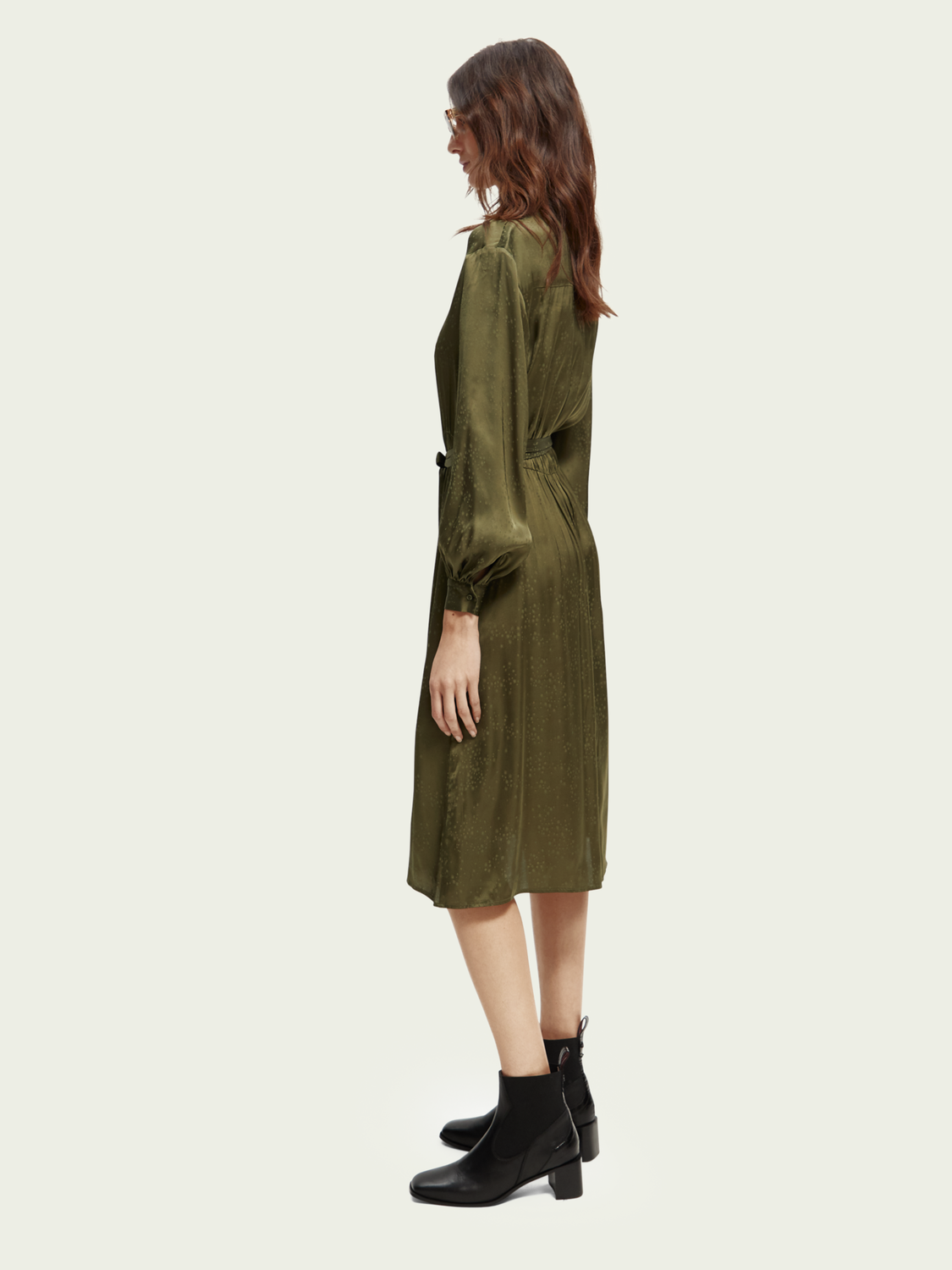 Long-Sleeved Shirt Dress | scotch & soda outlet