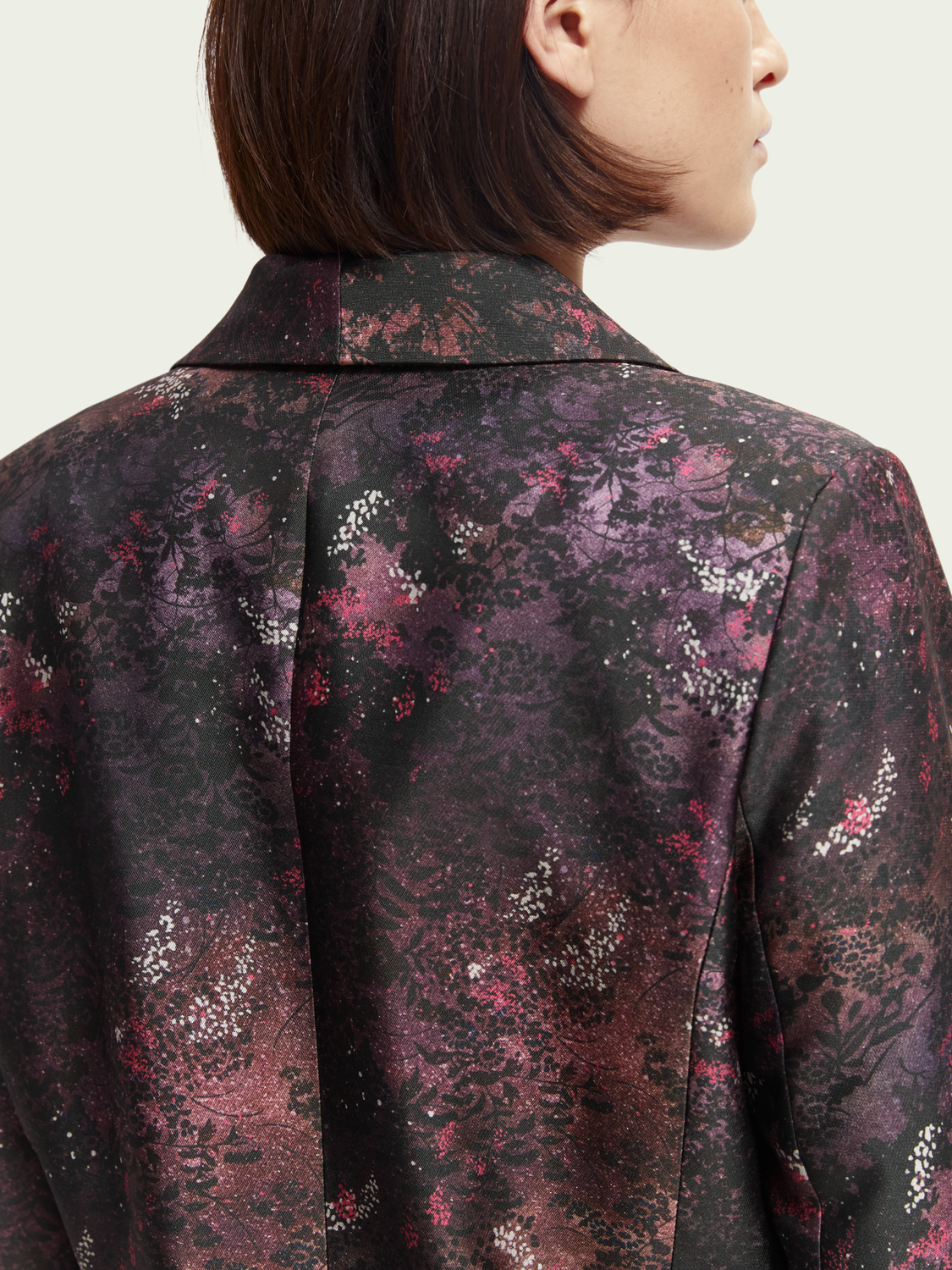 Printed Single-Breasted Longer-Length Blazer | scotch & soda outlet