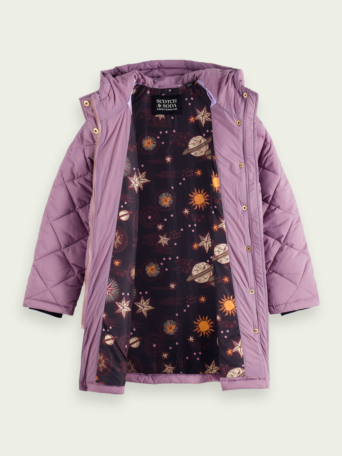 Long-Length Hooded Puffer Jacket