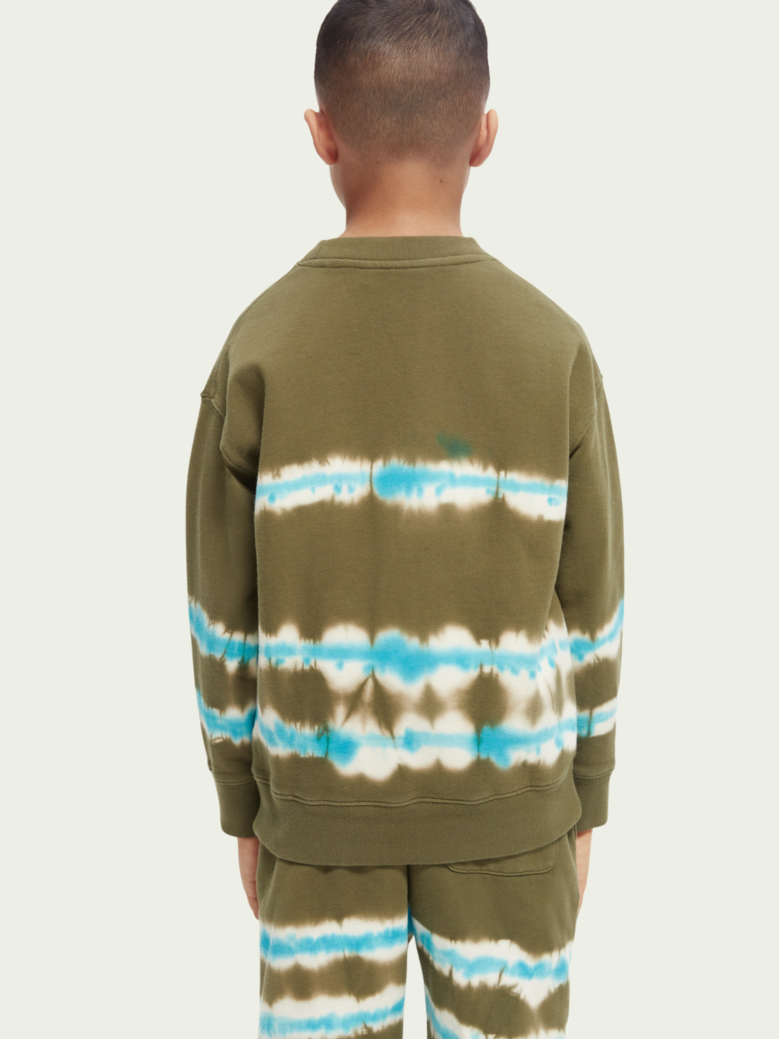 Cotton Tie-Dye Crewneck Sweatshirt