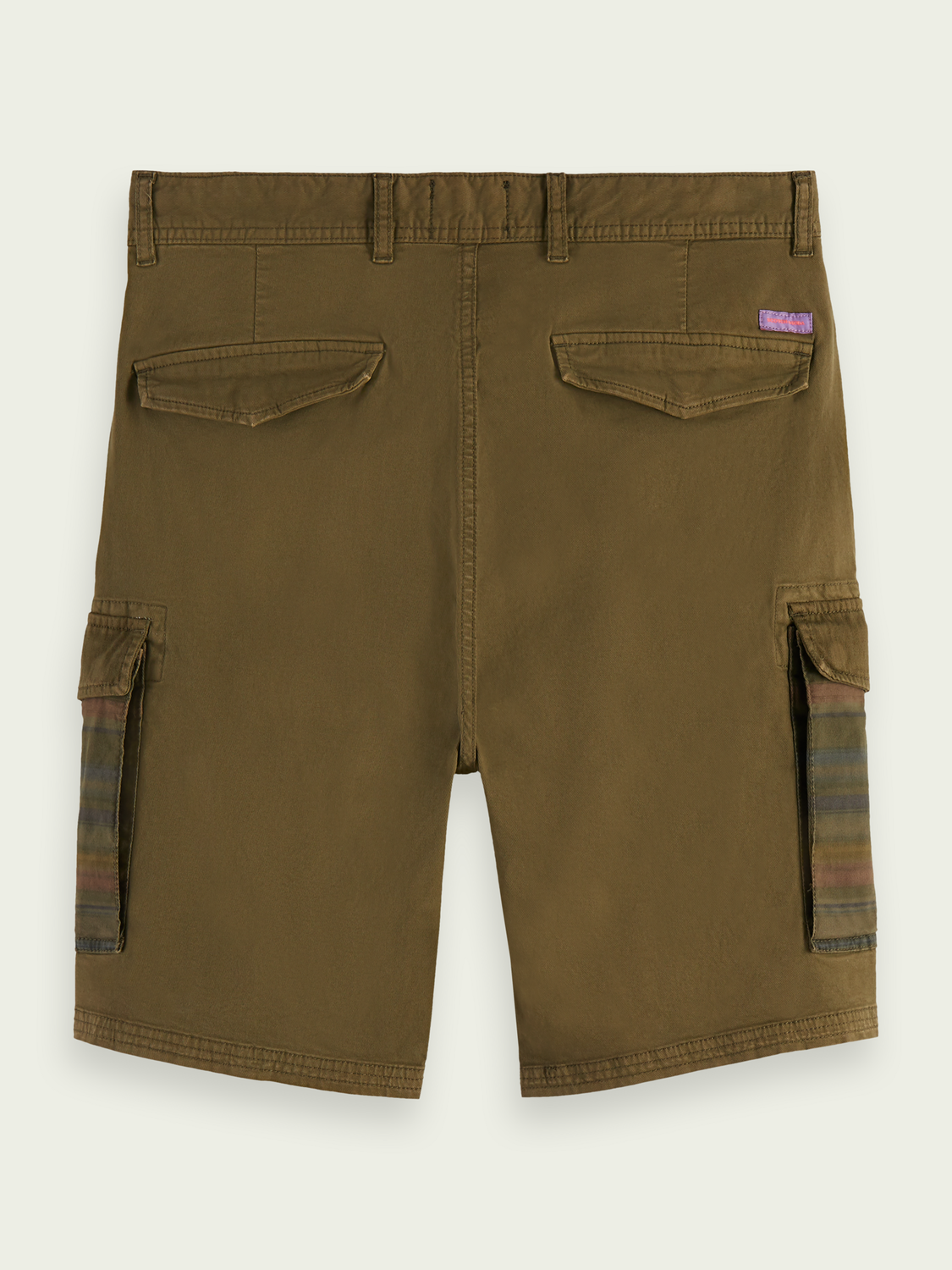 Relaxed-Fit Garment-Dyed Cargo Shorts | Scotch And Soda Outlet