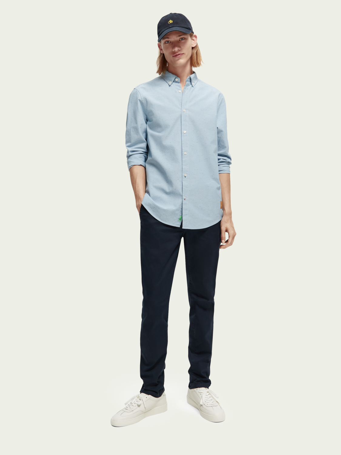 Cotton Twill Embroidered Cap | scotch & soda outlet
