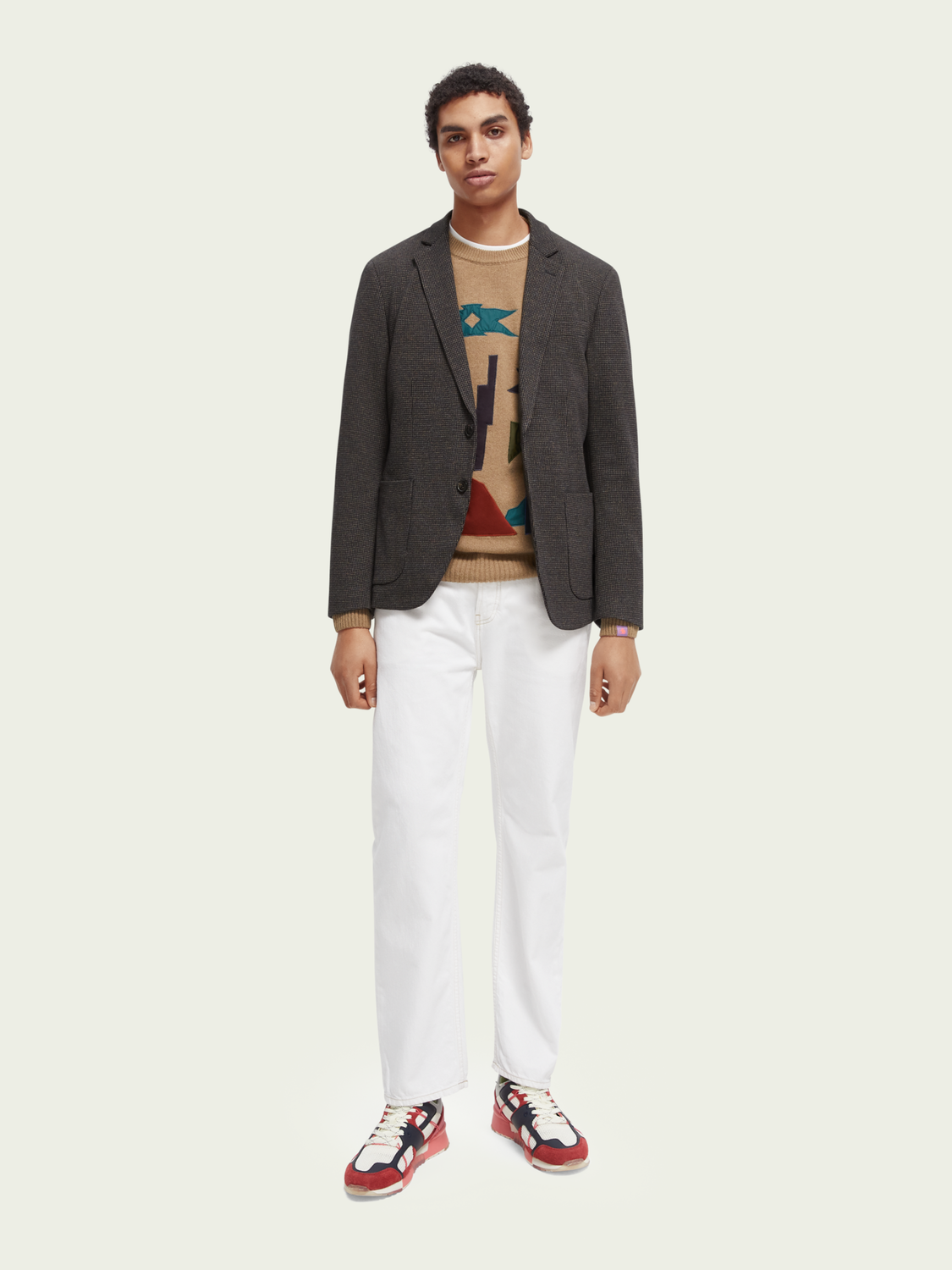 Knitted Single-Breasted Blazer | Scotch And Soda Outlet