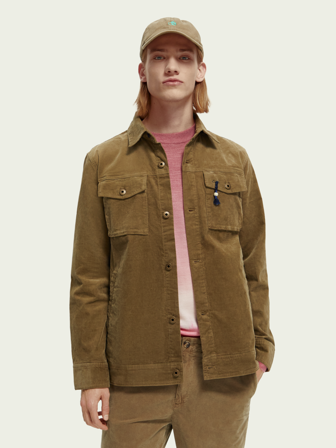 Organic Cotton Corduroy Overshirt | Scotch And Soda Outlet