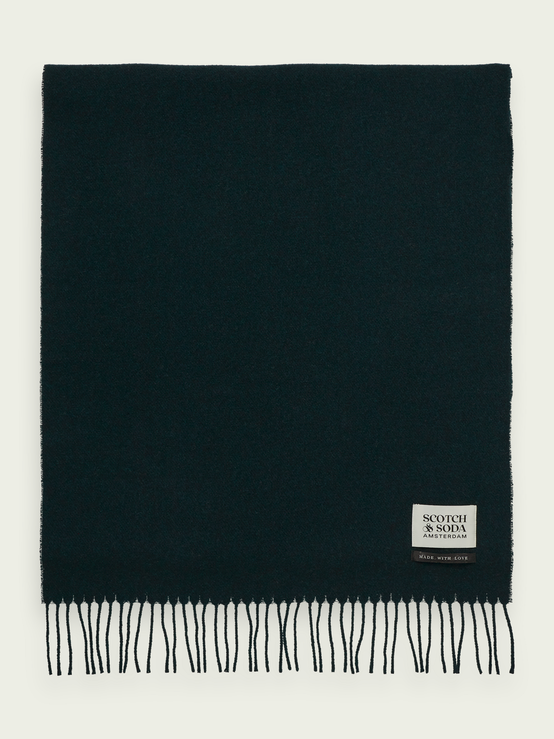 Unisex Fringed Wool Scarf | scotch & soda outlet