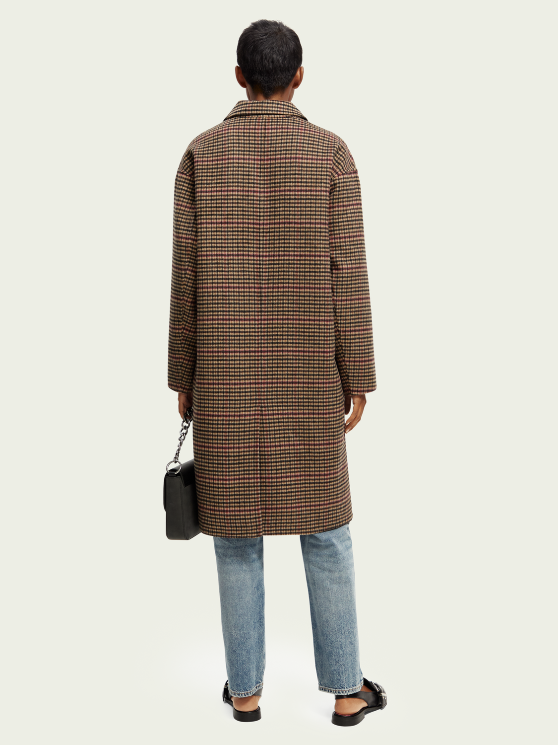 Double-Breasted Wool-Blended Coat | scotch & soda outlet