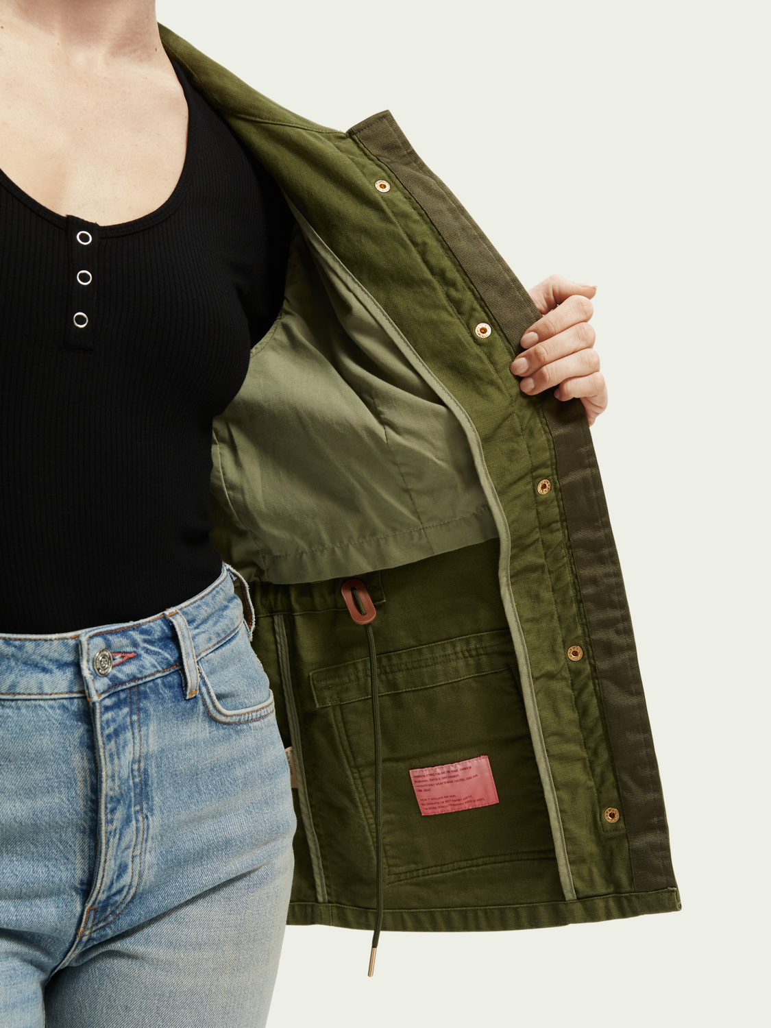 Embroidered Field Jacket | scotch & soda outlet