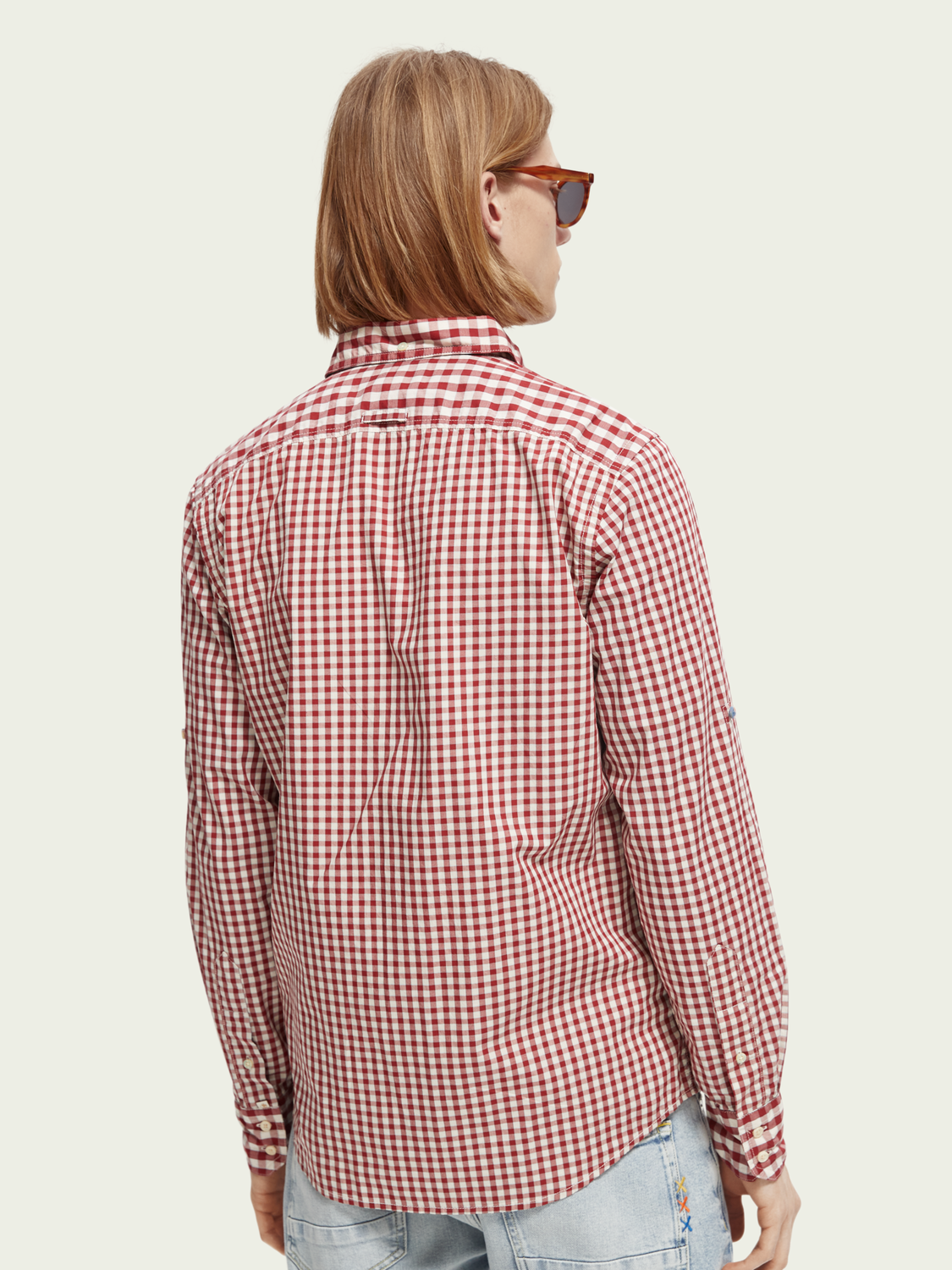 Bb-Checked Organic Cotton Shirt | Scotch And Soda Outlet
