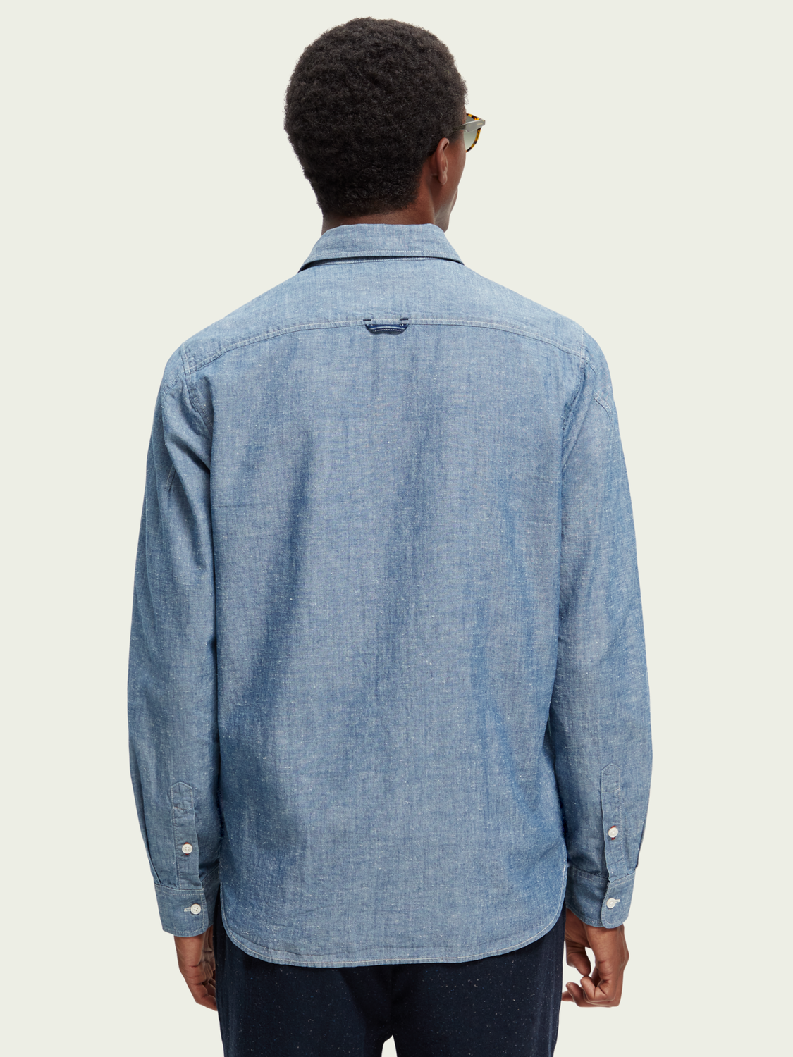Pocketed Chambray Shirt | Scotch And Soda Outlet