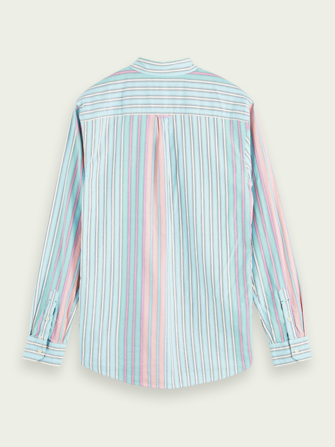 Regular-Fit Striped Organic Oxford Shirt | Scotch And Soda Outlet