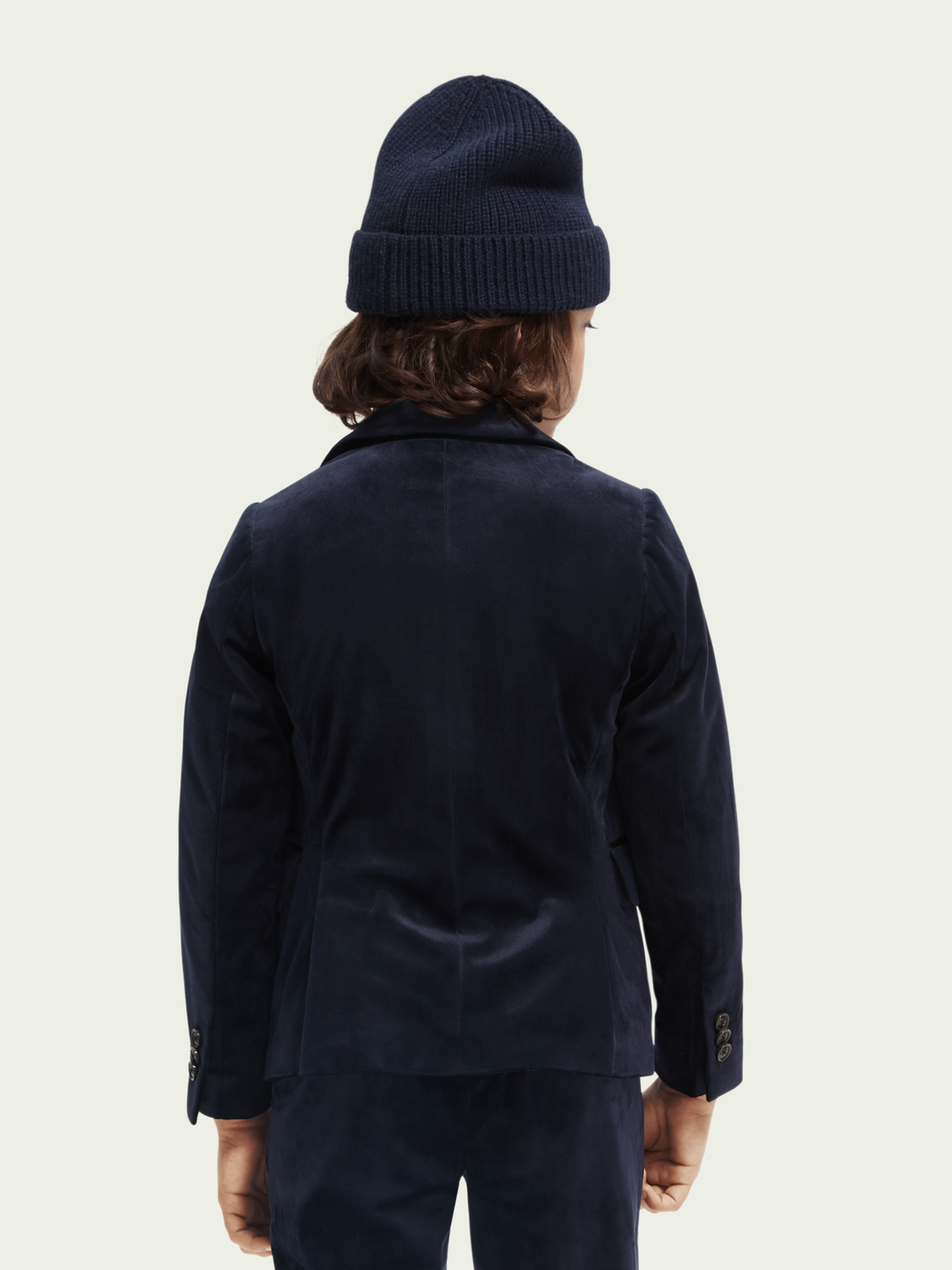 Single-Breasted Satin Lapel Blazer