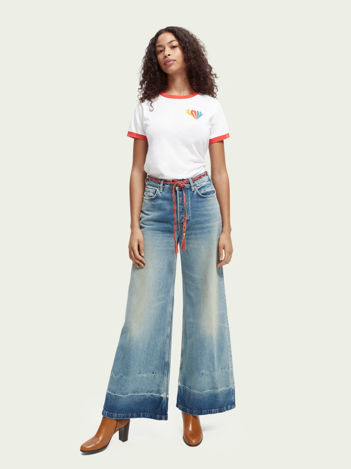 Organic Cotton 70s Inspired T-Shirt | scotch & soda outlet
