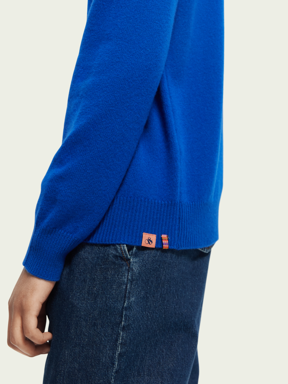 Wool-Cashmere Blended Crewneck Sweater | Scotch And Soda Outlet