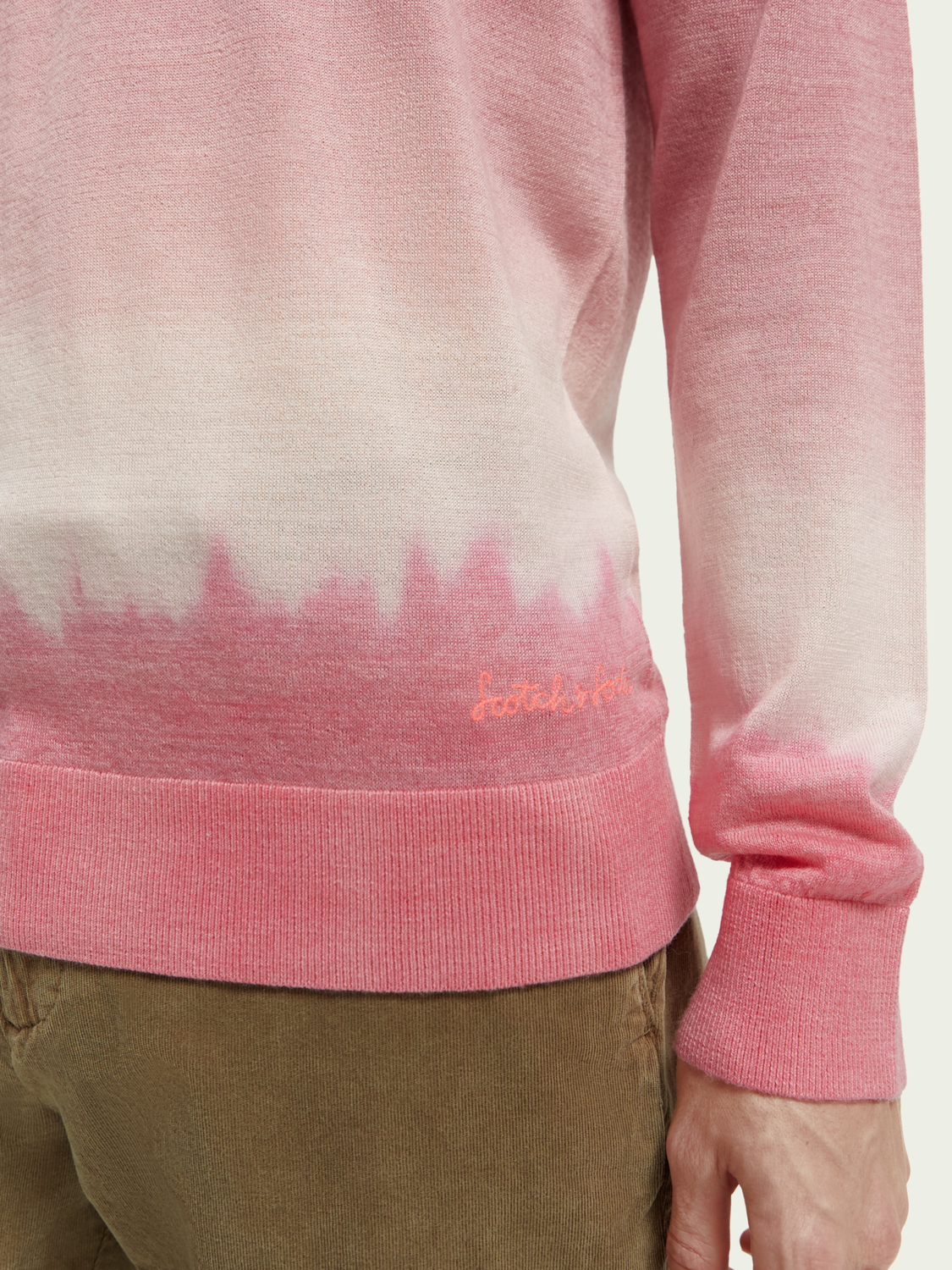 Gradient Tie-Dye Wool-Blended Sweater | Scotch And Soda Outlet