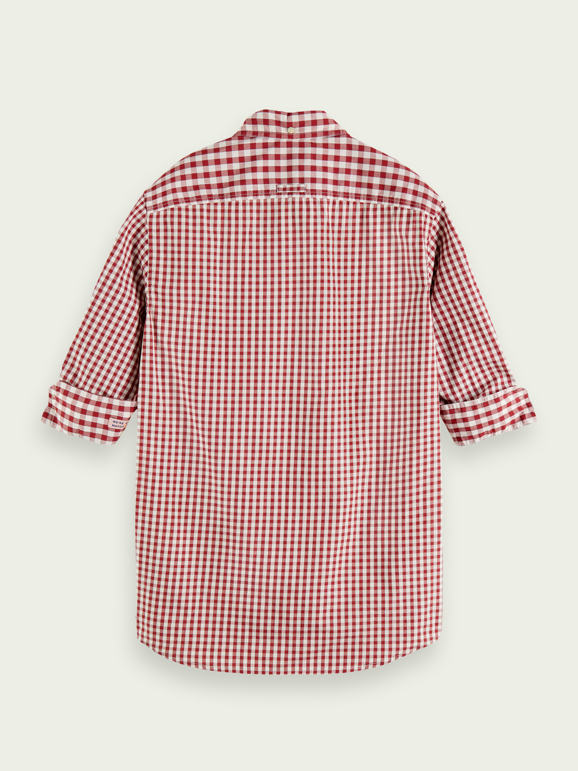 Bb-Checked Organic Cotton Shirt | Scotch And Soda Outlet