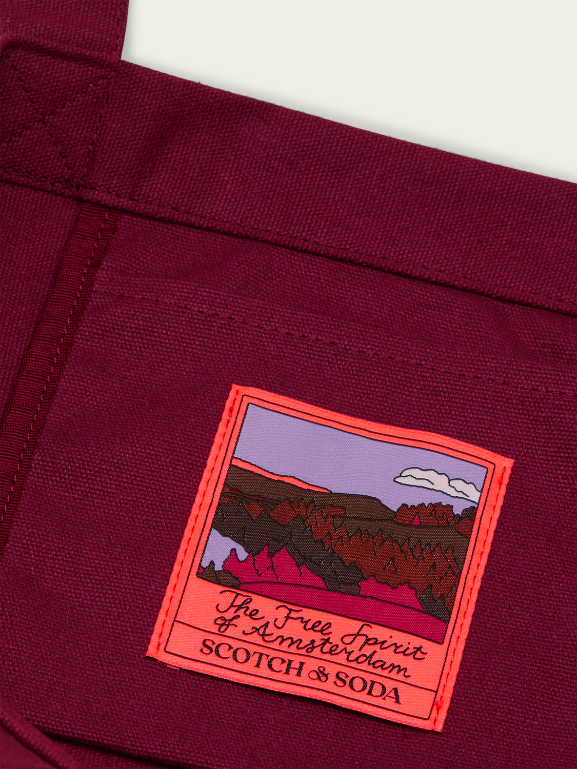 Printed Canvas Tote | Scotch And Soda Outlet