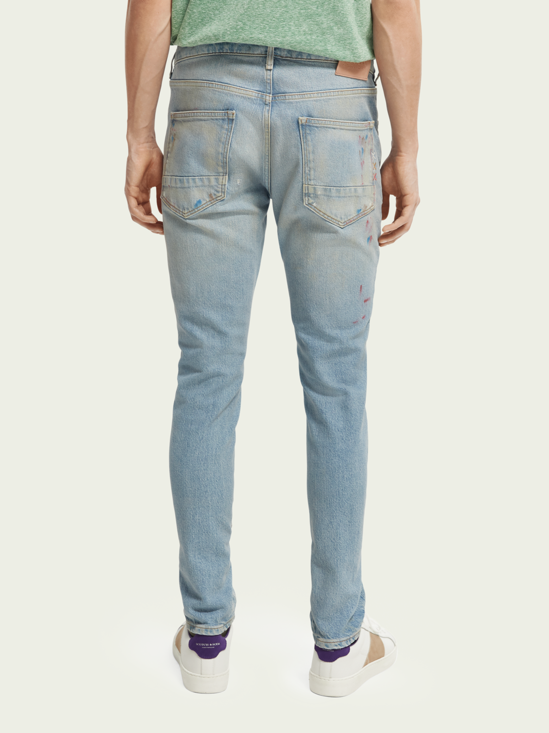 The Skim Super-Slim Fit Jeans - Blauw Moons | Scotch And Soda Outlet