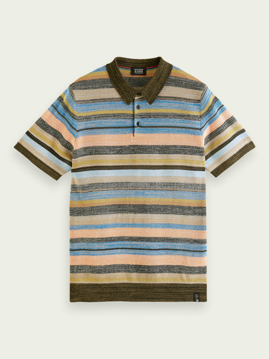 Striped Organic Cotton Polo | Scotch And Soda Outlet
