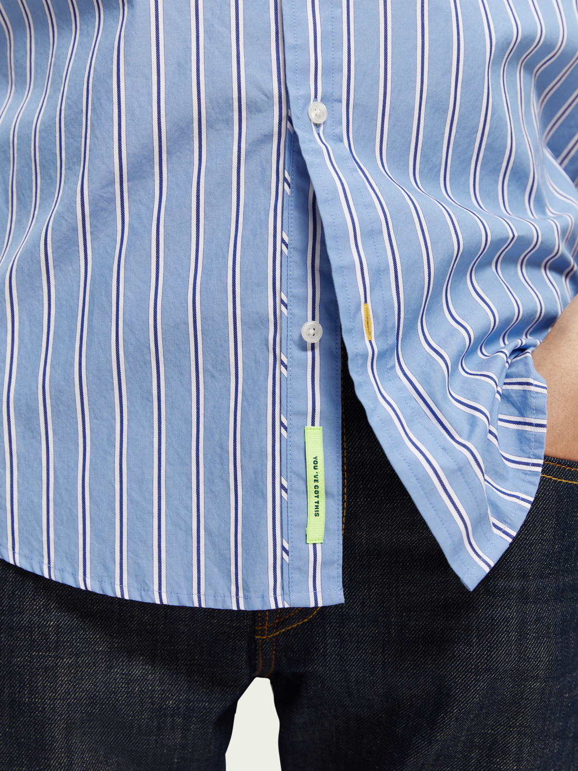 Regular-Fit Striped Shirt | Scotch And Soda Outlet