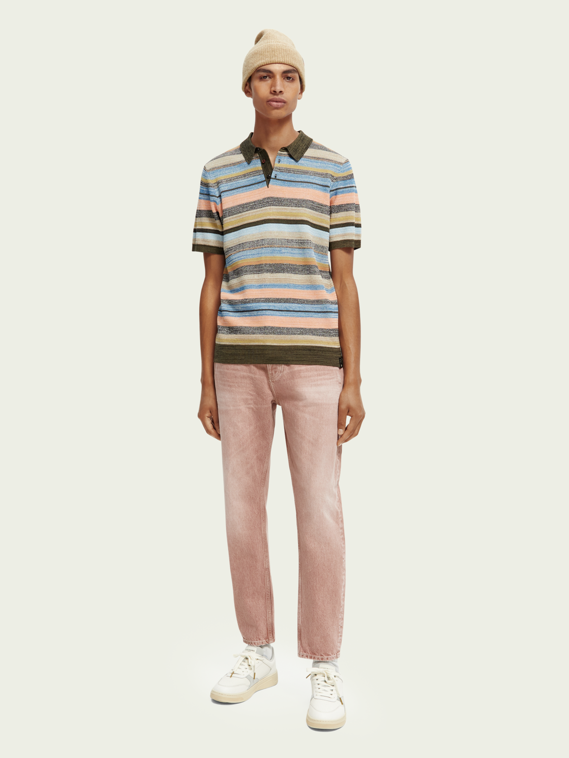 Striped Organic Cotton Polo | Scotch And Soda Outlet