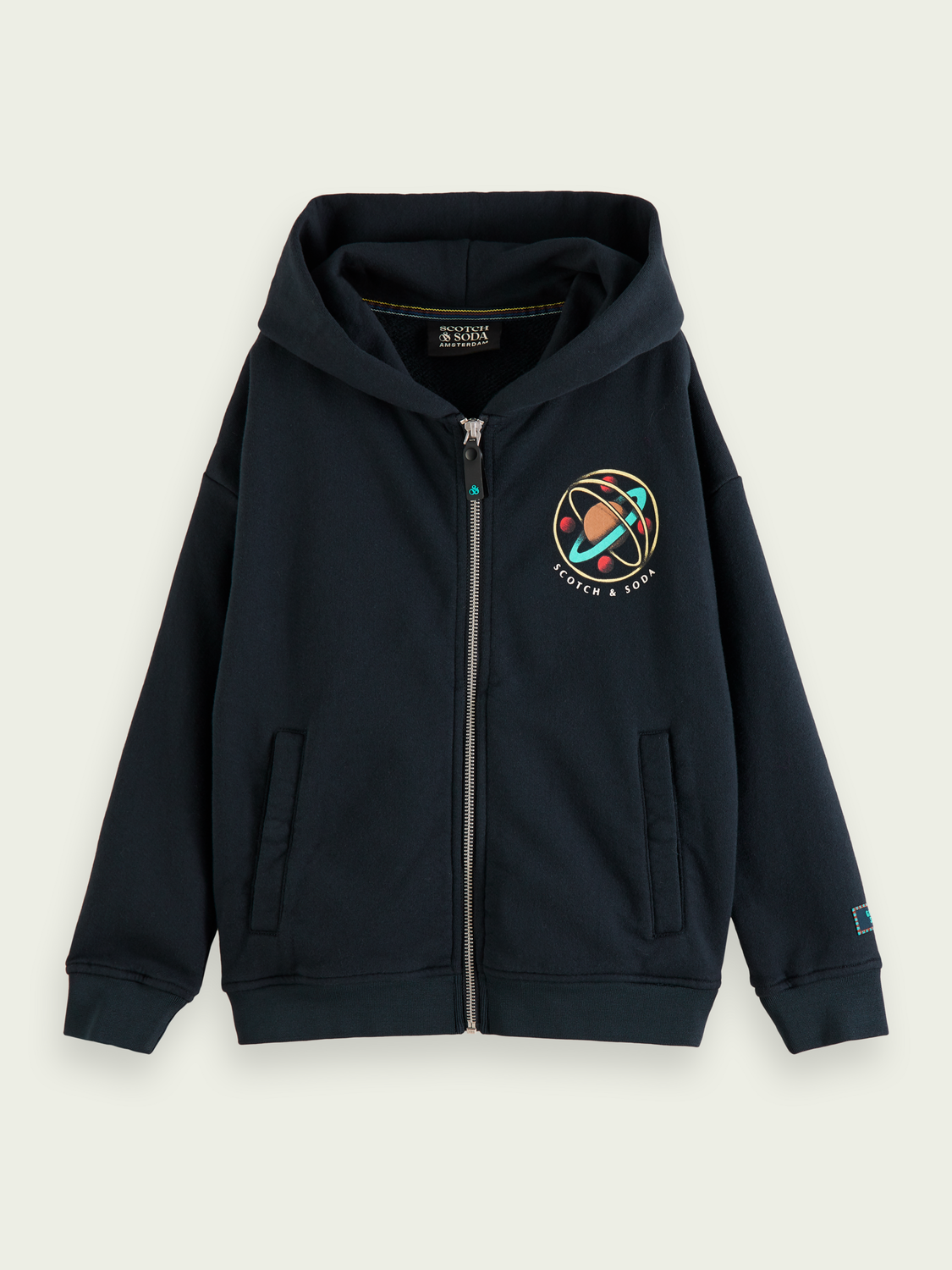 Scotch Soda Outlet | Zip-Through Artwork Hoodie