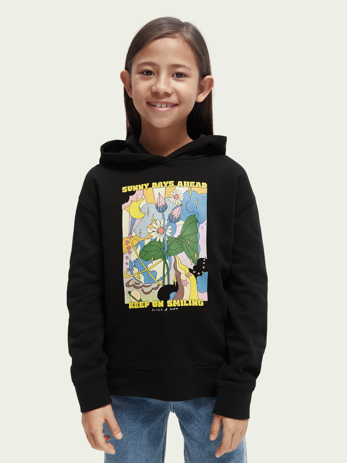 Scotch Soda Outlet | Loose Fit Artwork Hoodie