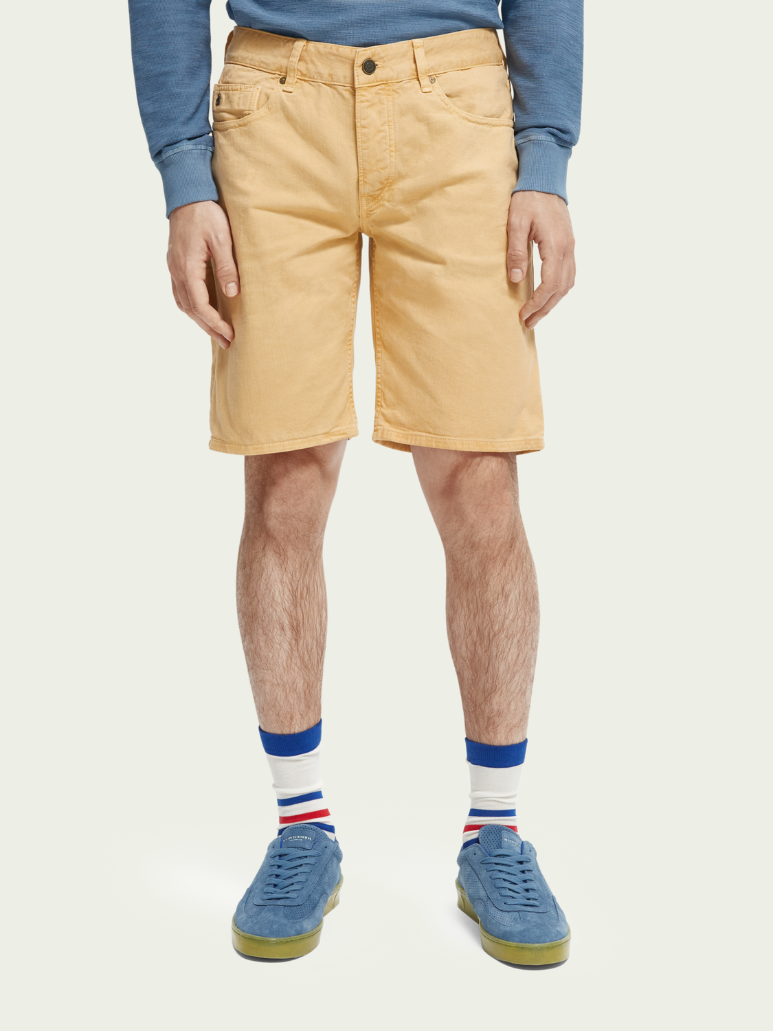 Ralston Garment-Dyed Twill Shorts | Scotch And Soda Outlet