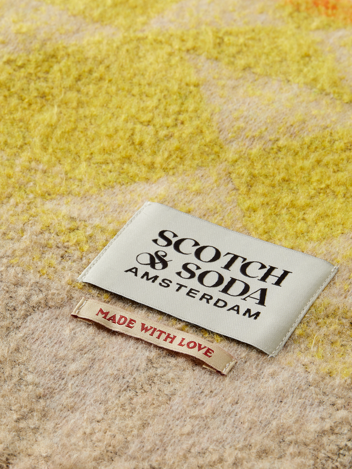 Wool-Blend Brushed Scarf | Scotch And Soda Outlet