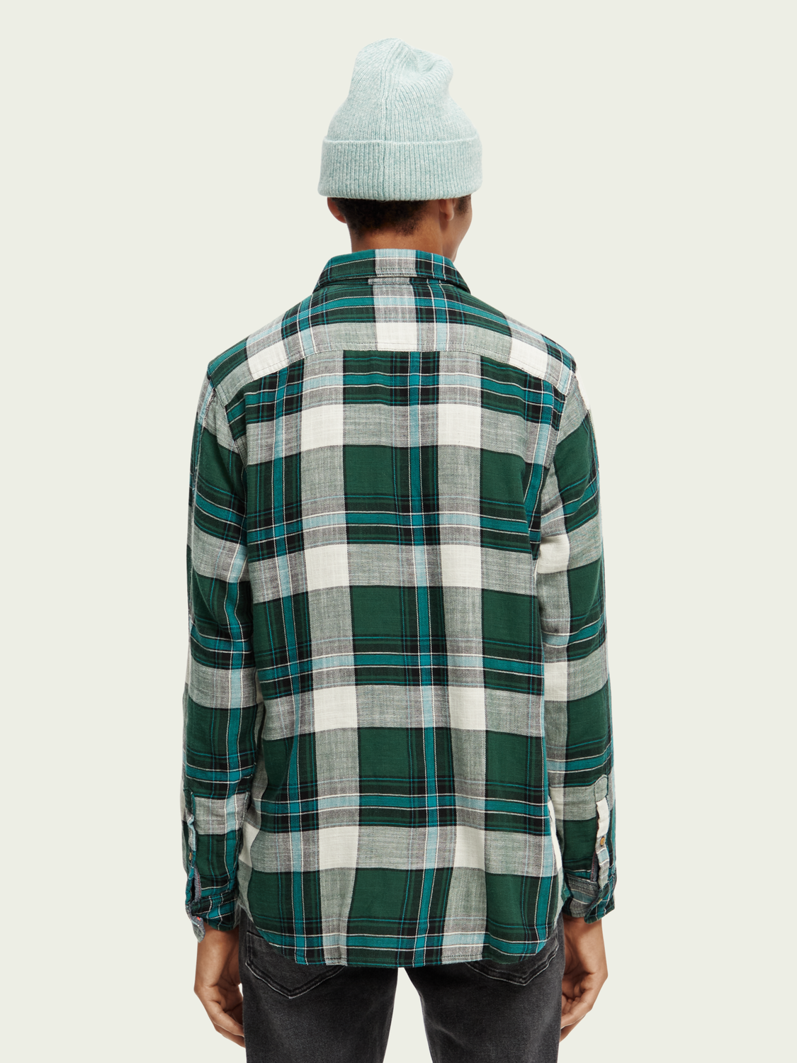 Regular-Fit Checked Cotton Shirt | Scotch And Soda Outlet