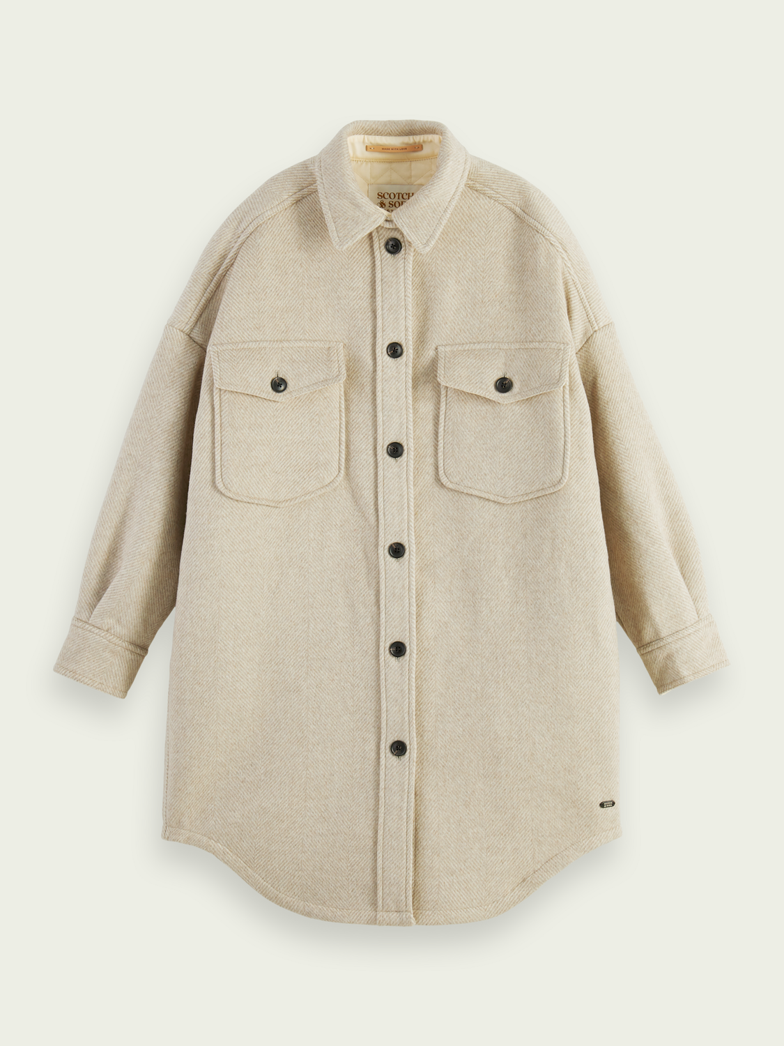 Long Oversized Overshirt | scotch & soda outlet