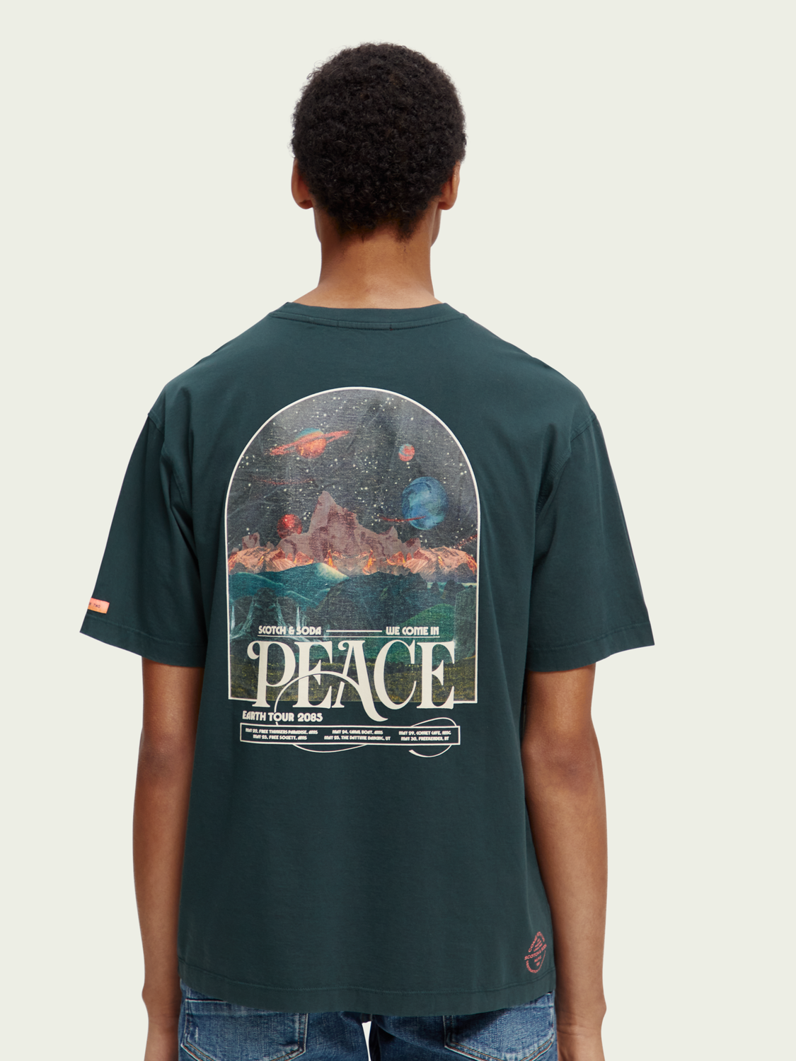 Organic Cotton Jersey Artwork T-Shirt | Scotch And Soda Outlet