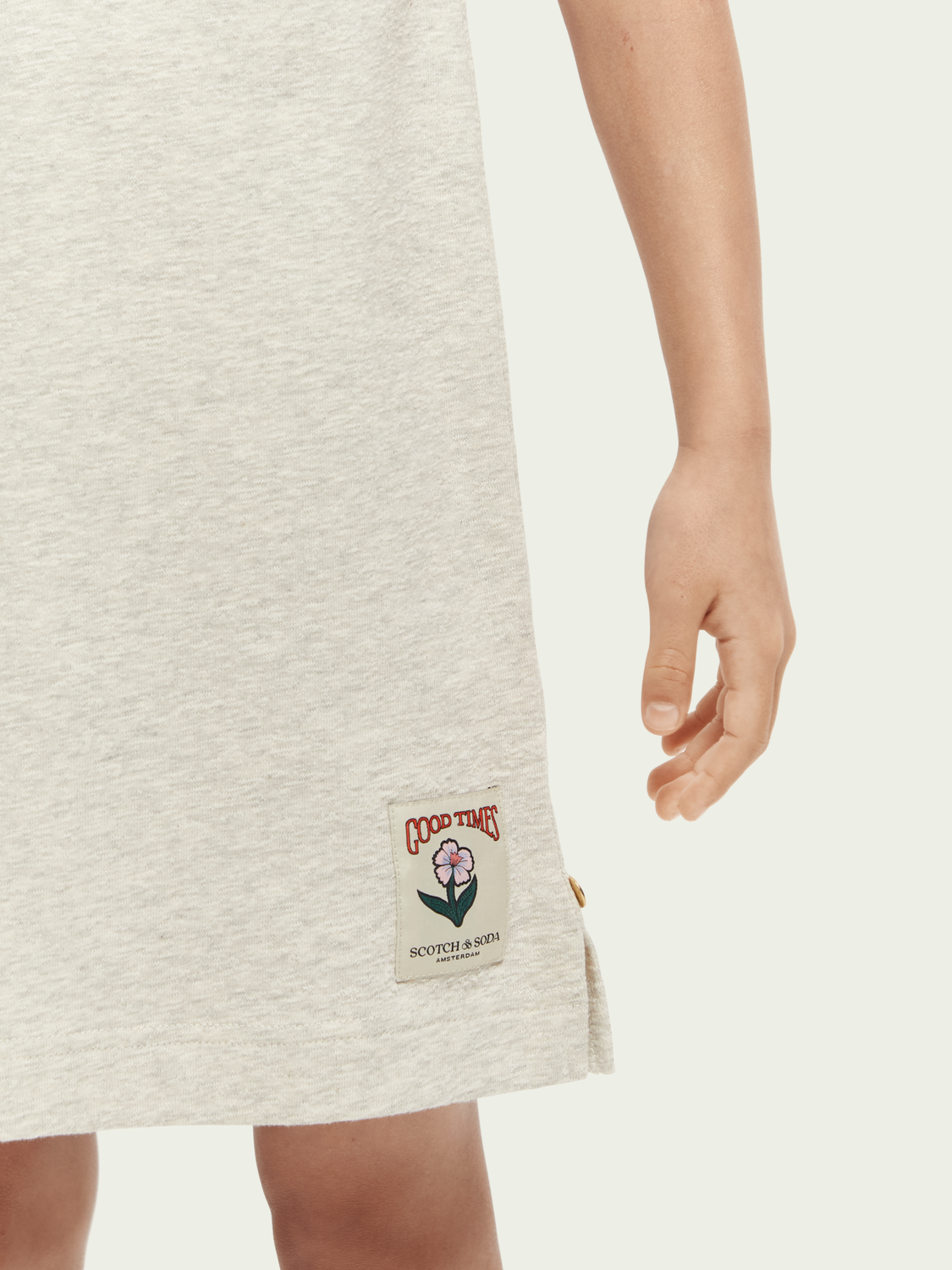 Scotch Soda Outlet | Organic Short-Sleeved Sweatshirt Dress