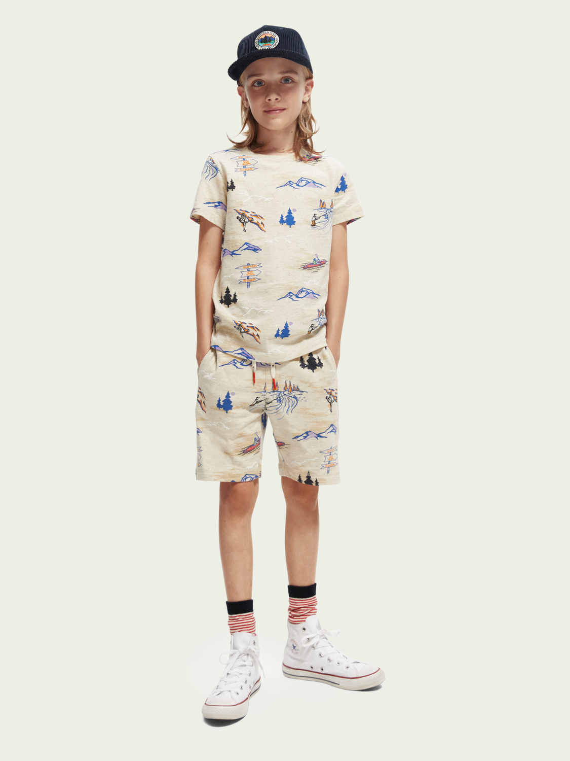 Relaxed-Fit Organic Cotton Printed T-Shirt