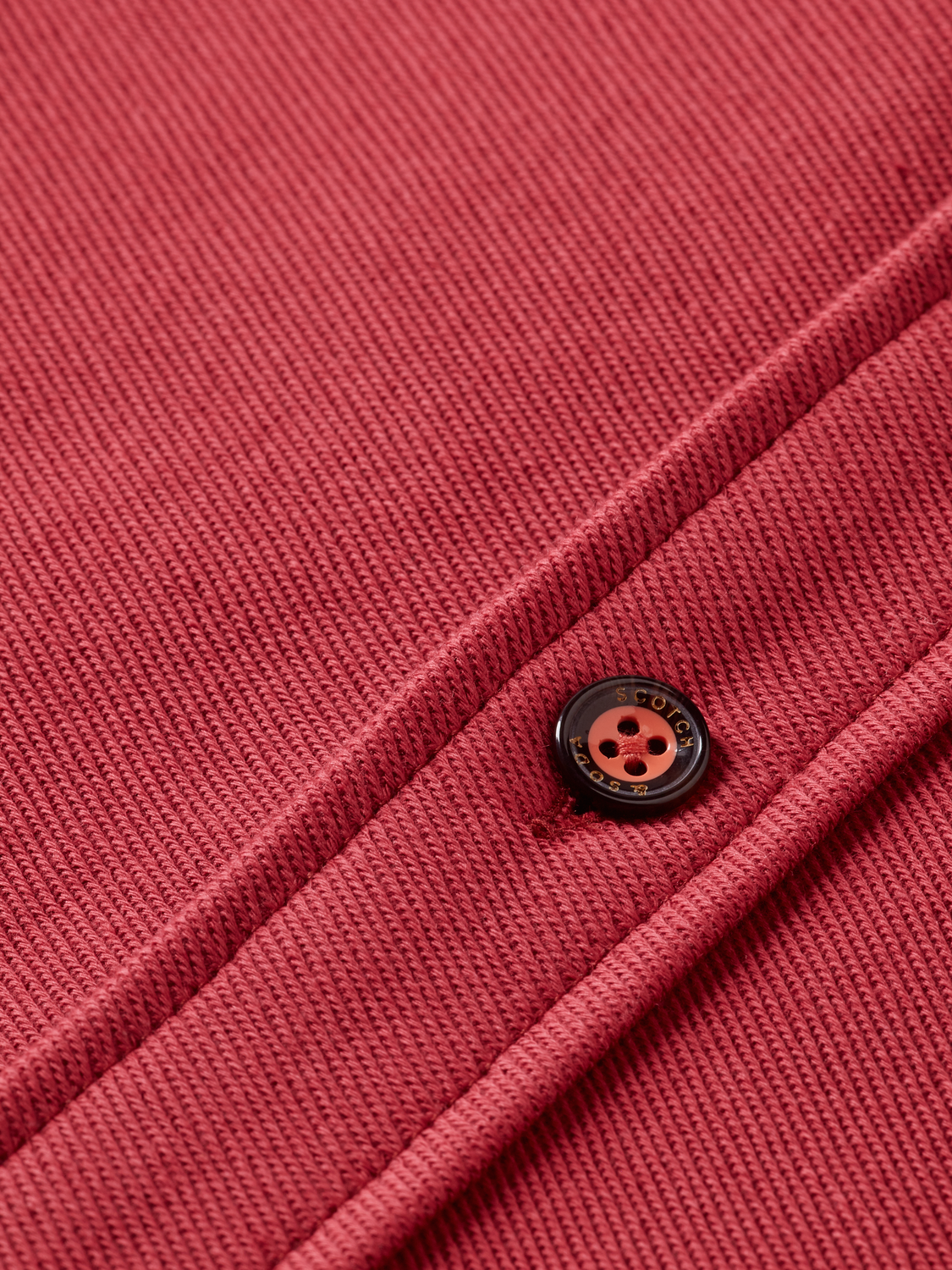 Slim Fit Organic Twill Shirt | Scotch And Soda Outlet