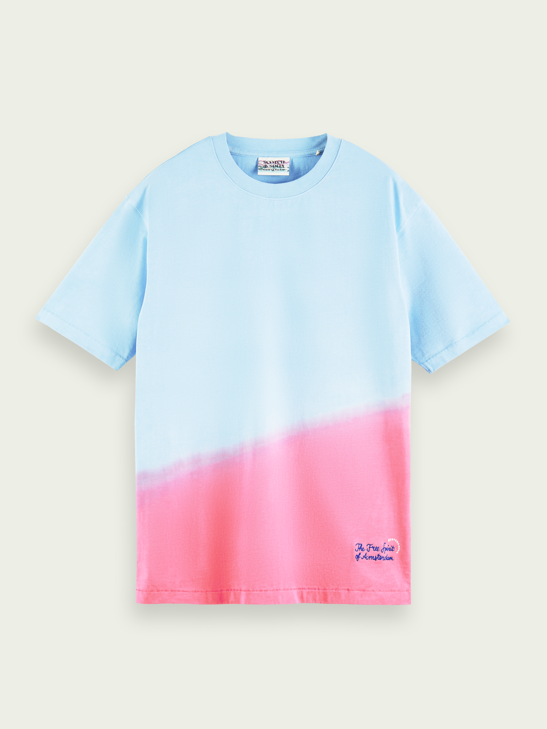 Tie-Dye Organic Cotton T-Shirt | Scotch And Soda Outlet