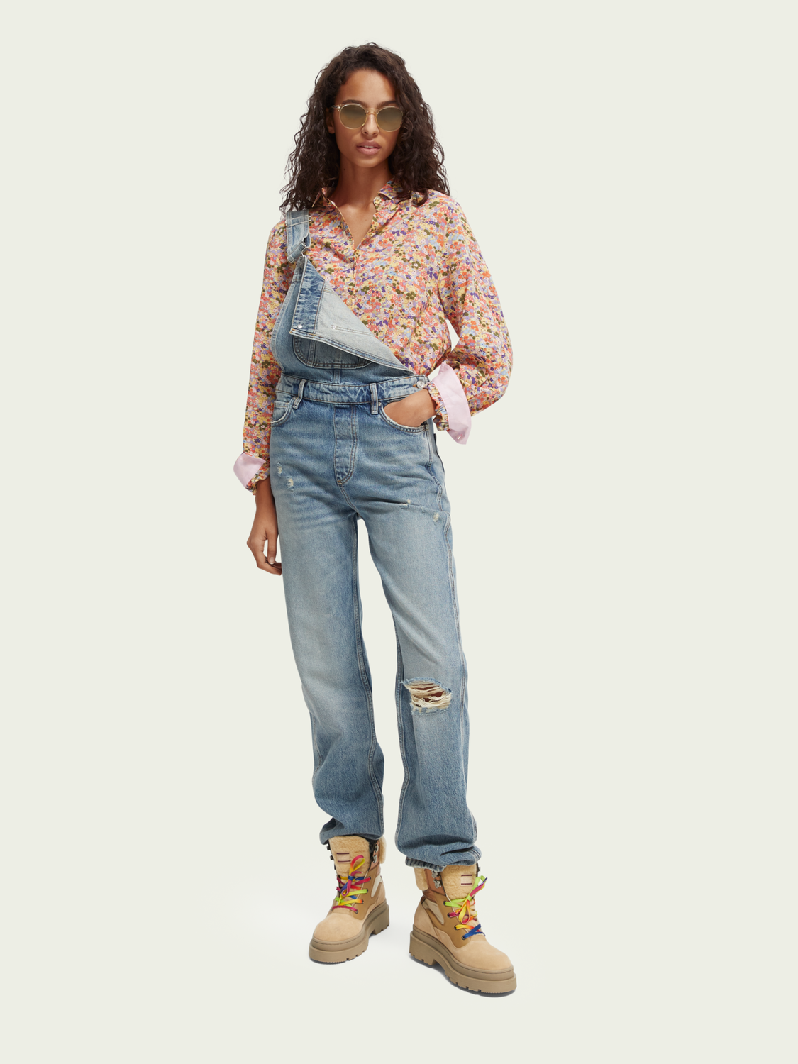 Denim Organic Cotton Dungarees | scotch & soda outlet