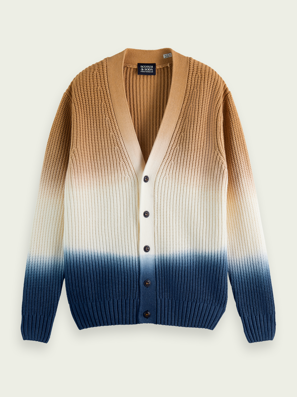Tie-Dye Rib Knit Cardigan | Scotch And Soda Outlet