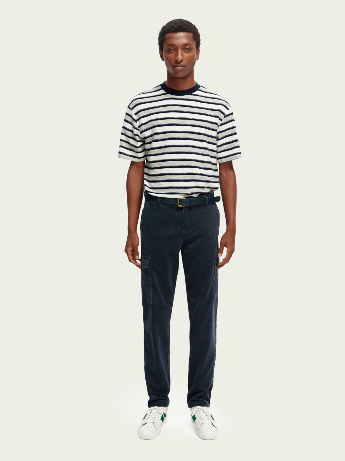 Striped Crewneck T-Shirt | Scotch And Soda Outlet