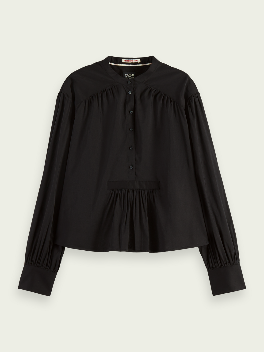 Gathered Shirt | scotch & soda outlet