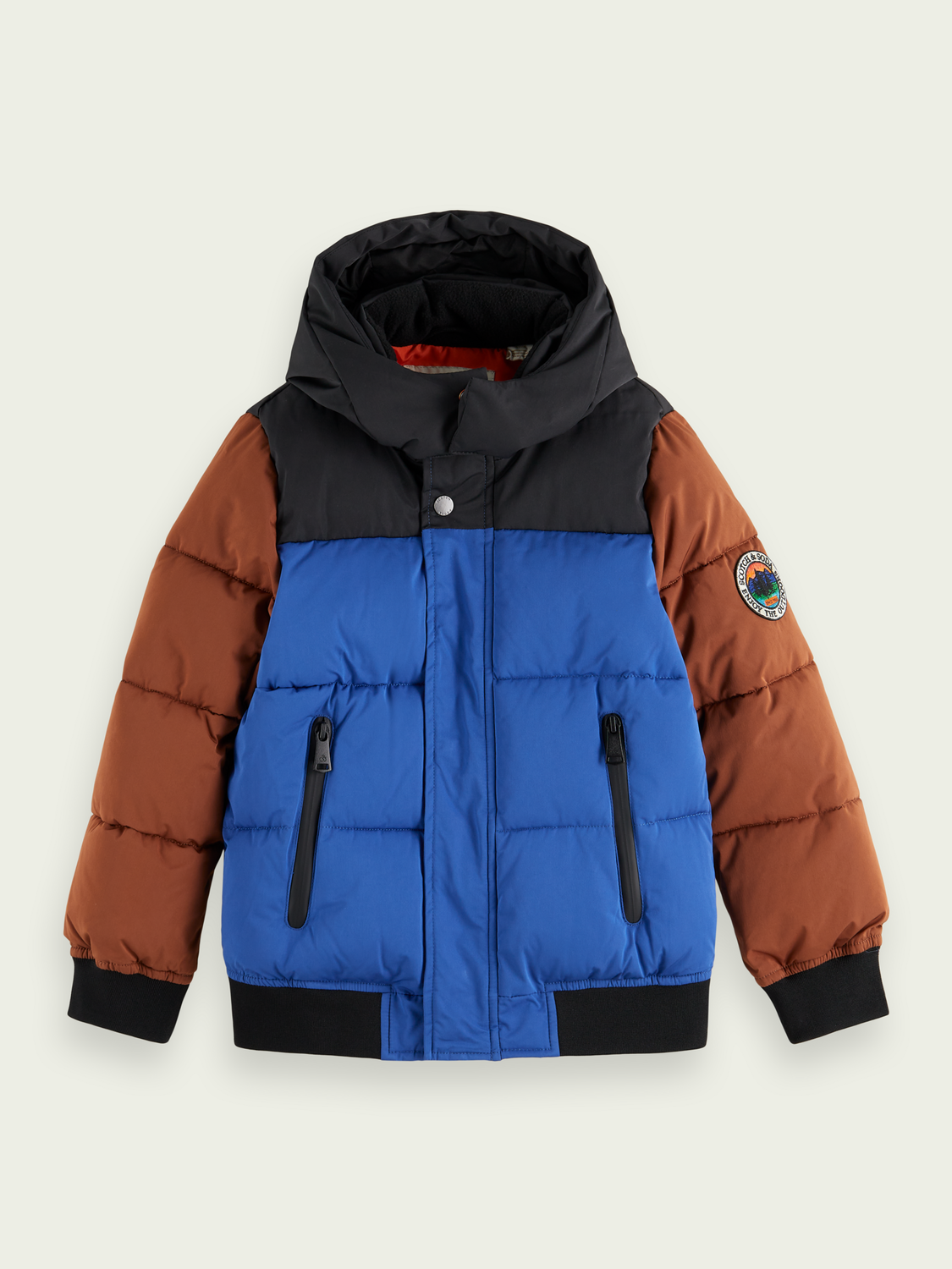 Hooded Water-Repellent Puffer Jacket