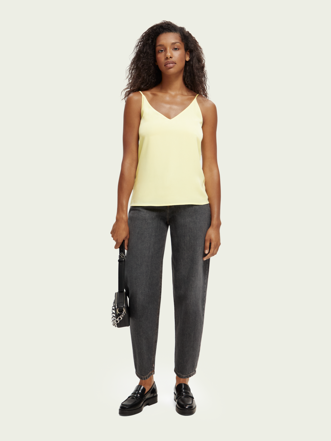 Jersey V-Neck Tank Top | scotch & soda outlet