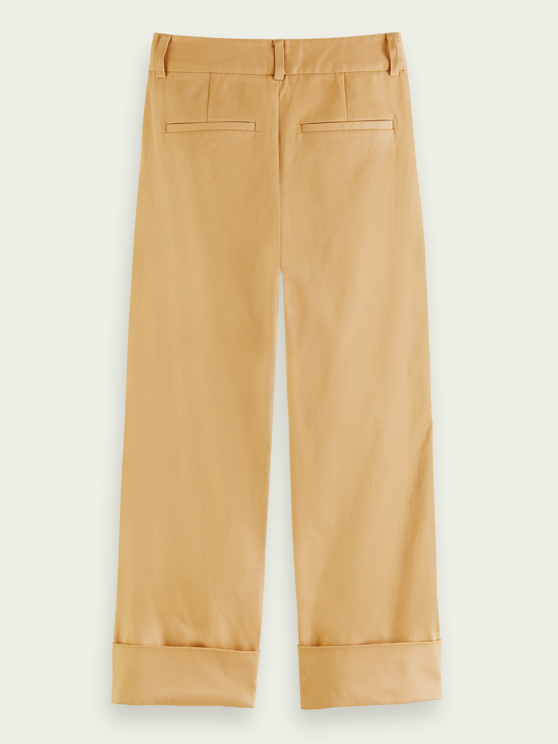 Straight-Leg High-Rise Organic Cotton Chino