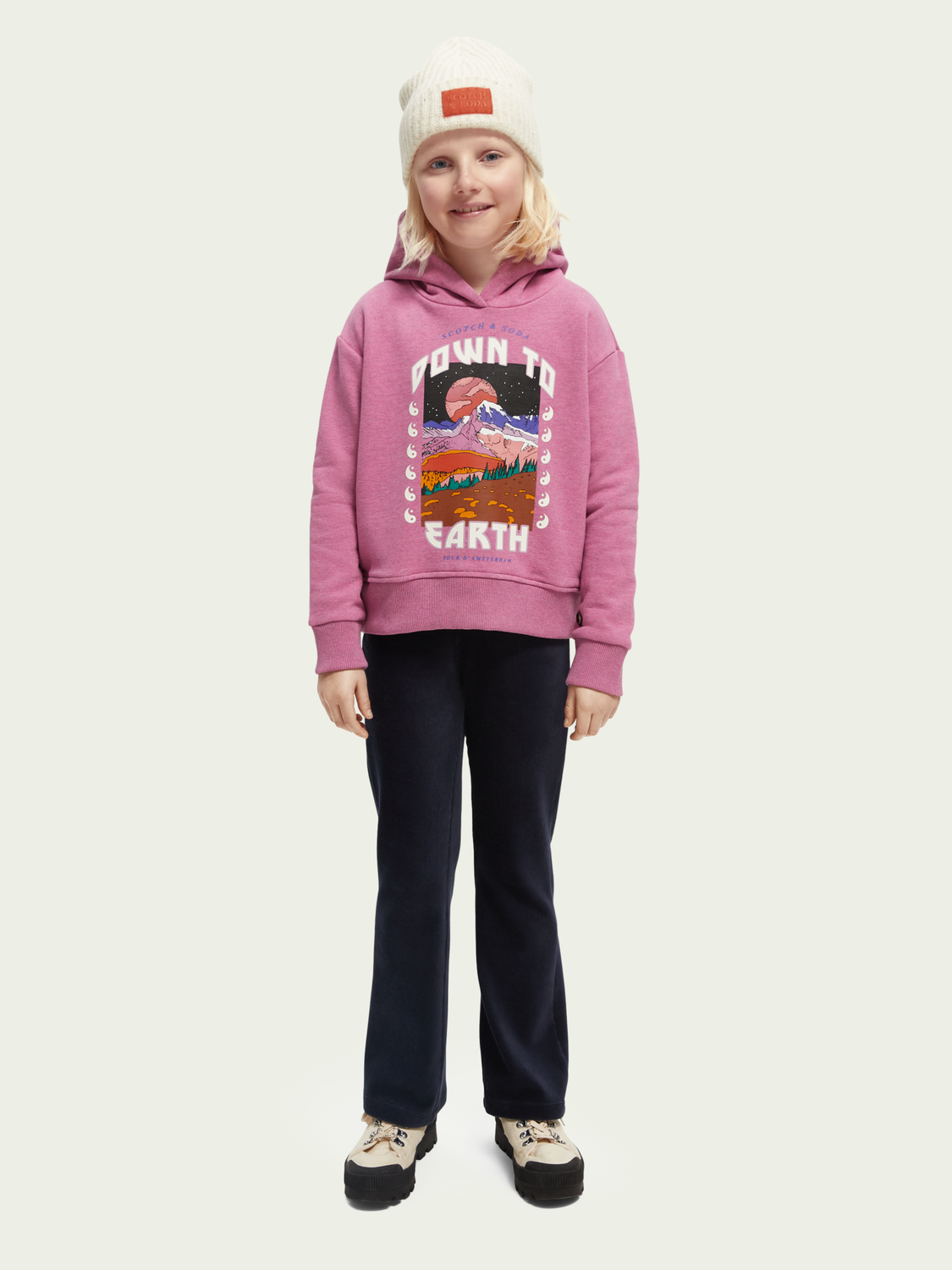 Scotch Soda Outlet | Loose Fit Artwork Hoodie