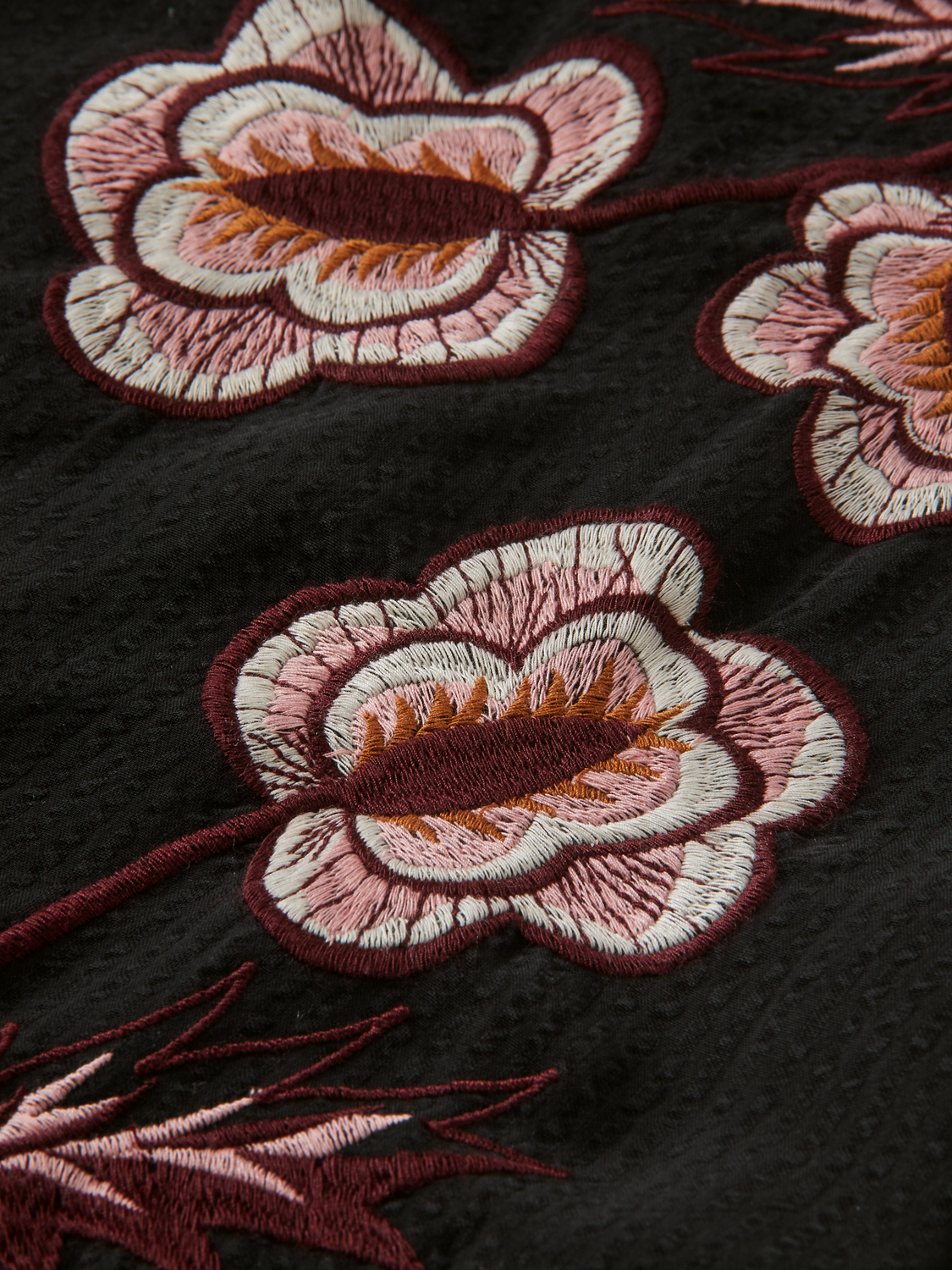 Embroidered Seersucker Dress | scotch & soda outlet