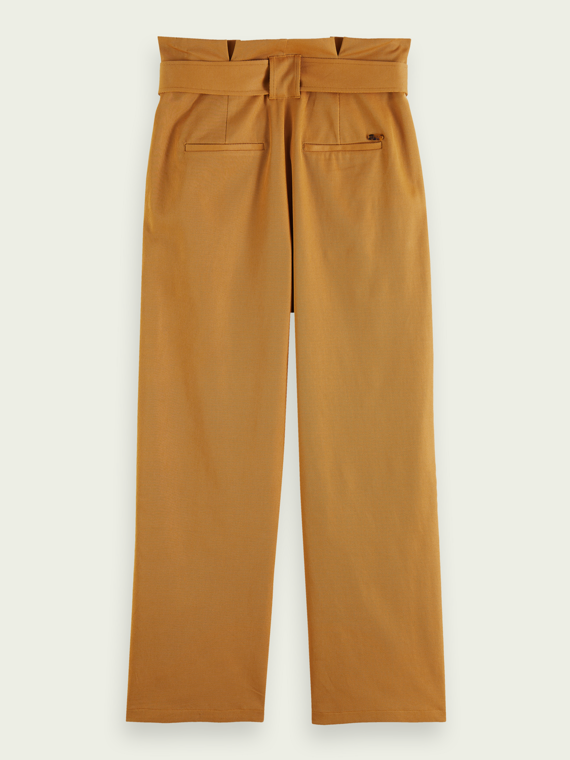 The Daisy High-Rise Straight-Leg Paper Bag Trousers | scotch & soda outlet