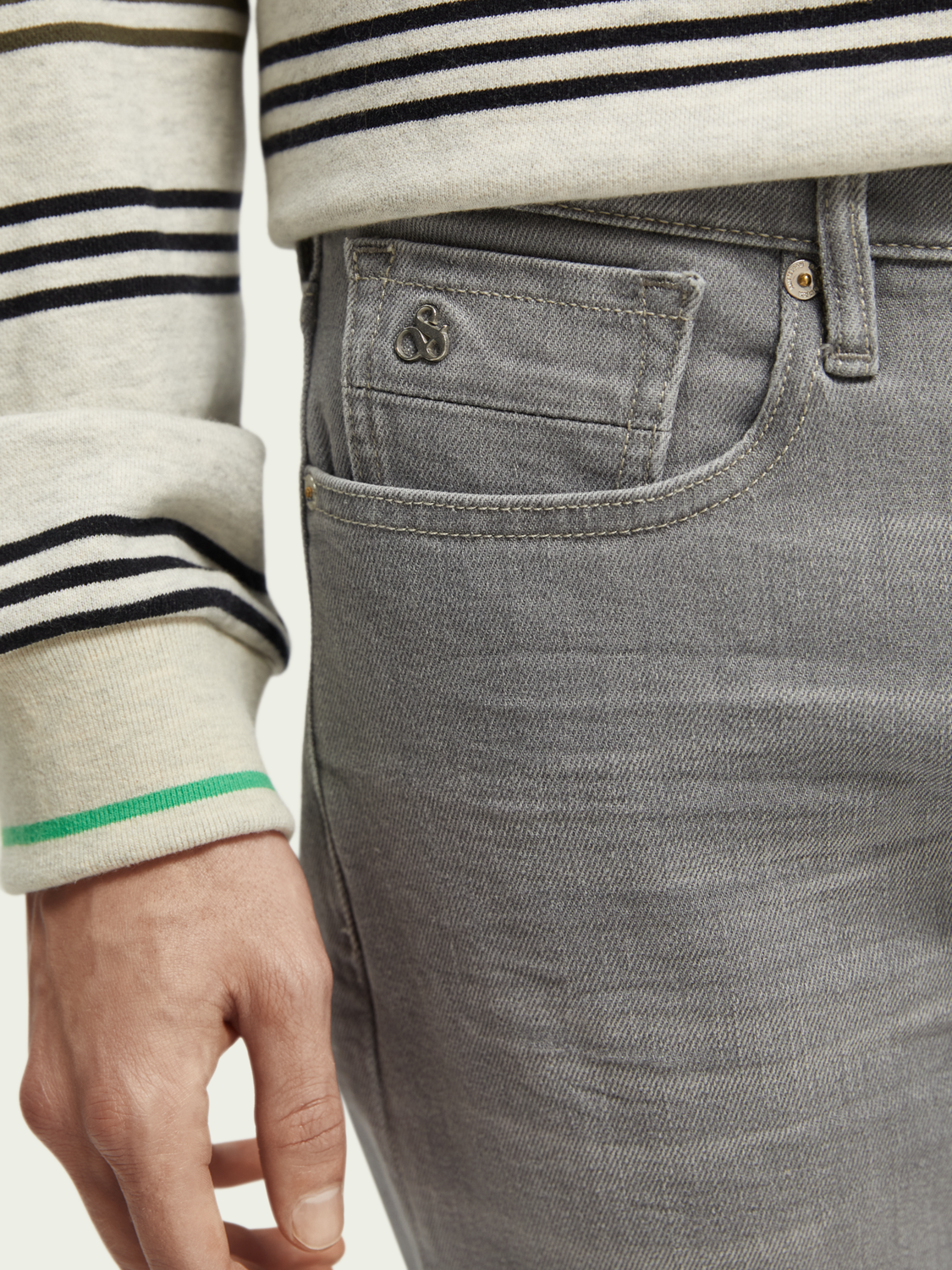 Ralston Regular Slim Fit Jeans - Grey Stone | Scotch And Soda Outlet