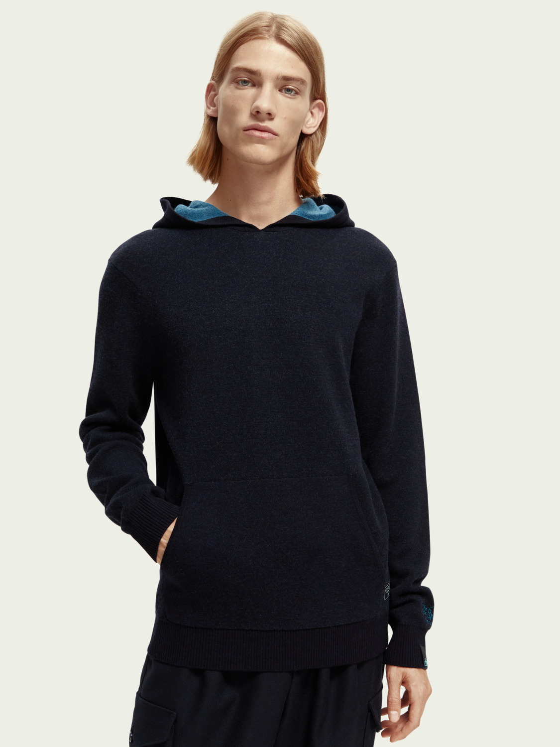 Wool-Blended Hoodie | Scotch And Soda Outlet