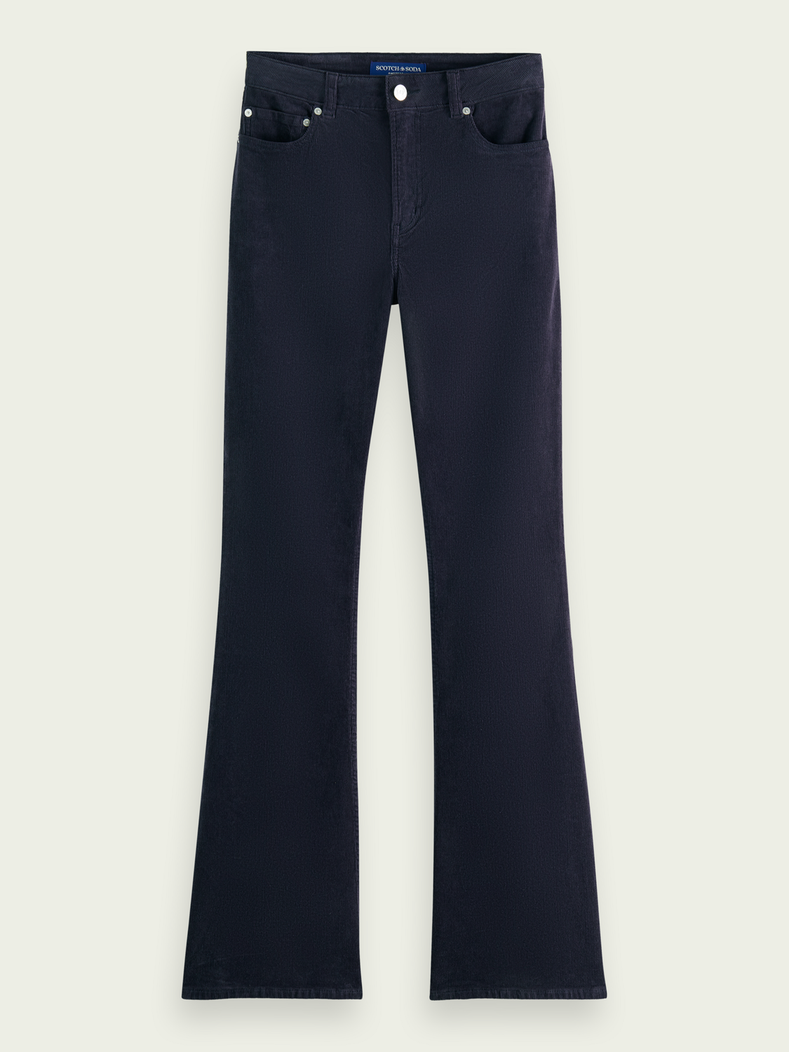 The Charm Garment-Dyed Corduroy Flare | scotch & soda outlet