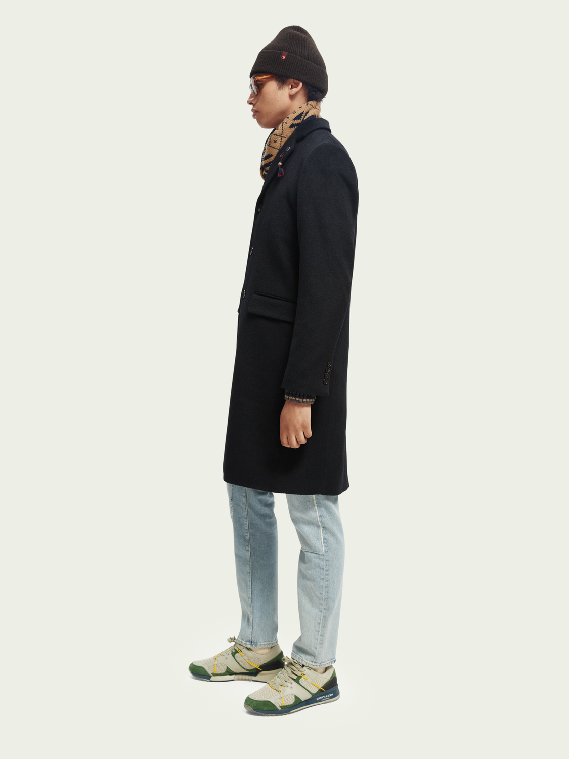 Classic Wool-Blend Overcoat | Scotch And Soda Outlet