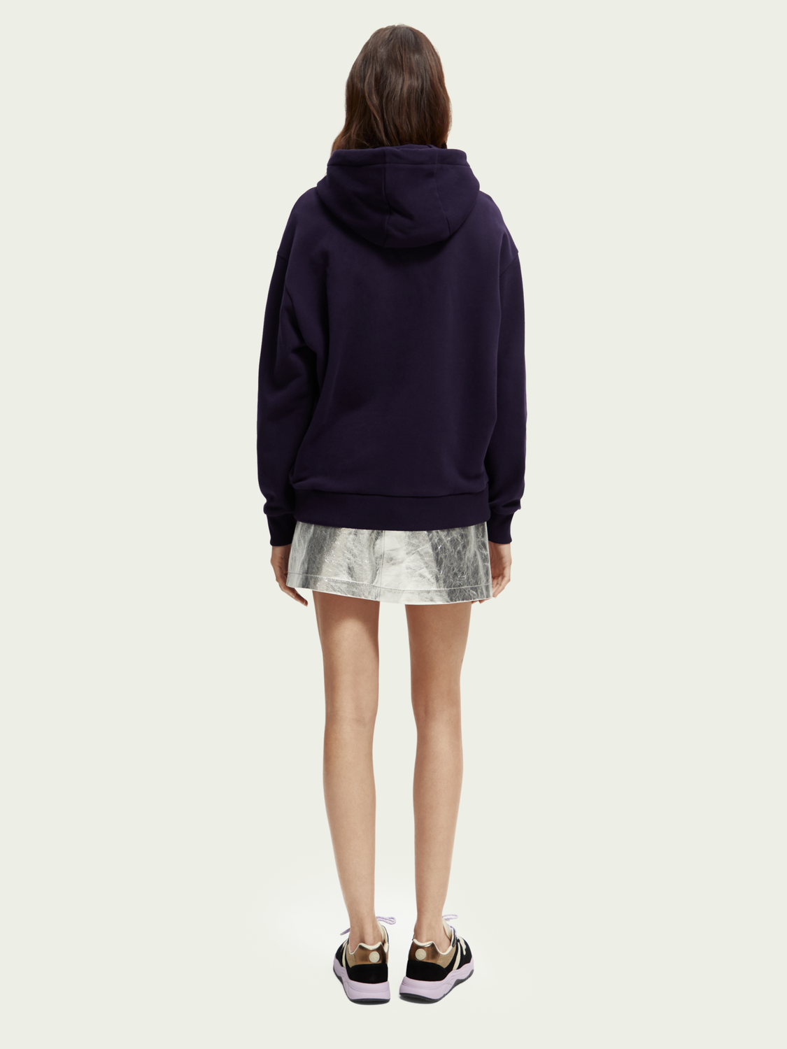 Loose Fit Organic Cotton Artwork Hoodie | scotch & soda outlet